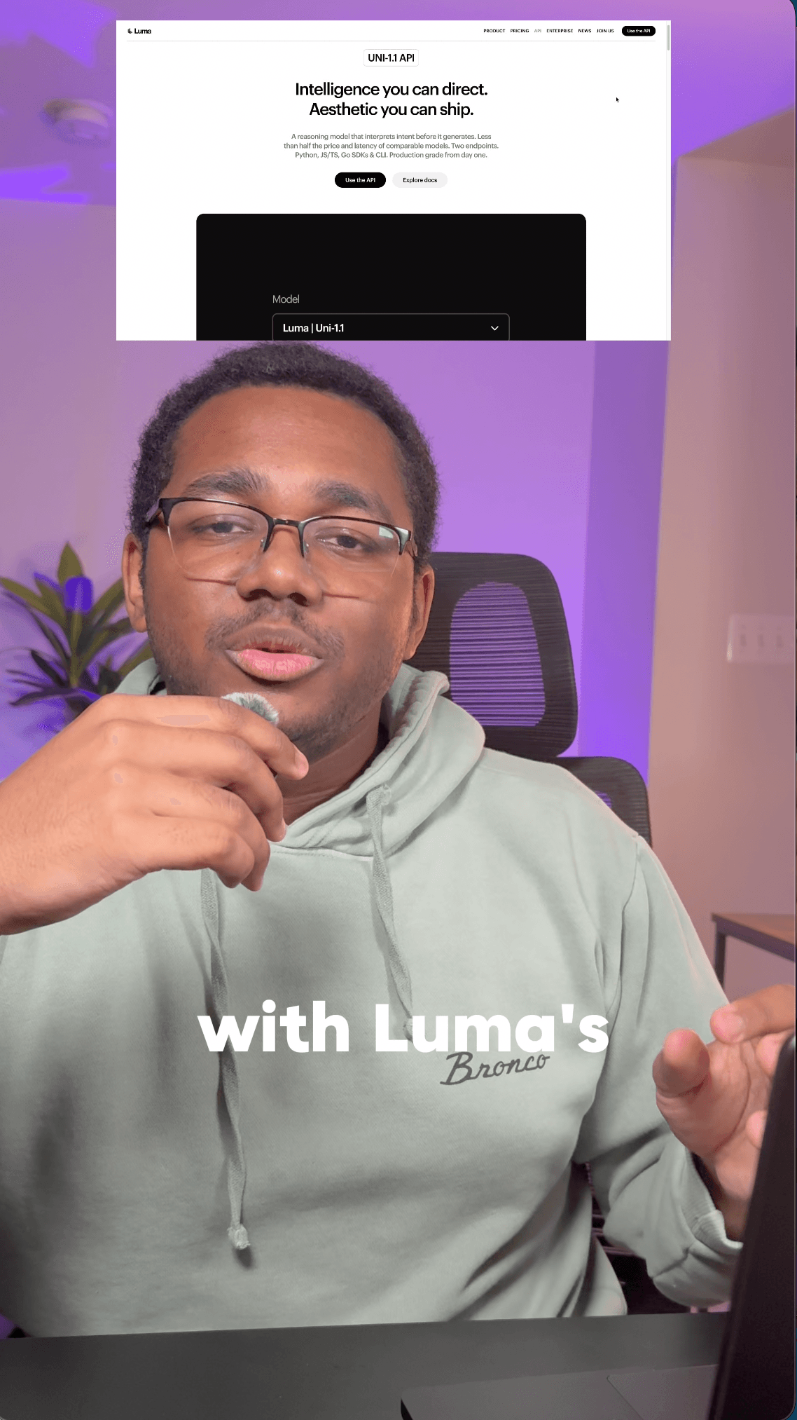 Partnership with Luma